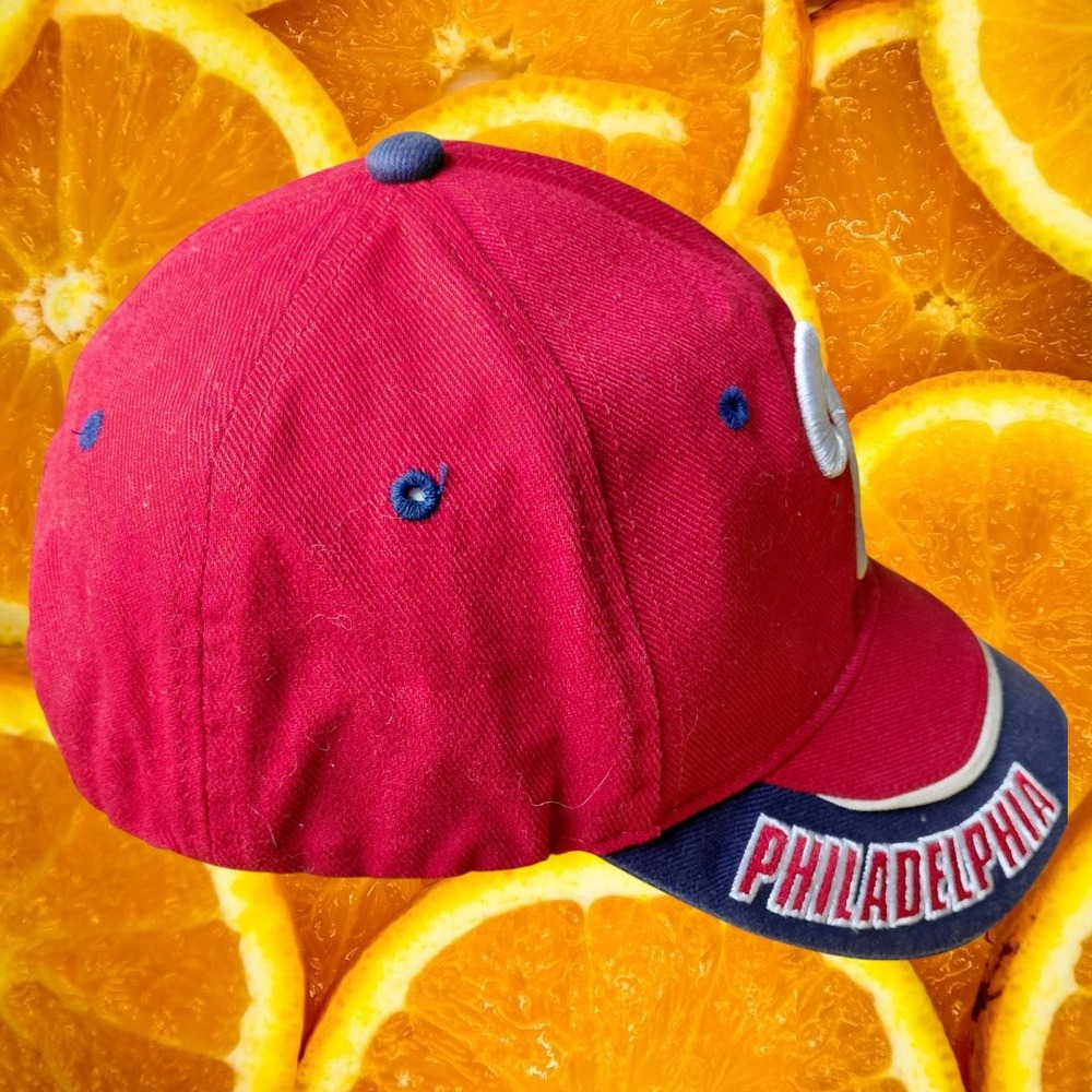 47 Brand Philadelphia Phillies Youth Baseball Cap Embroidered Adjustable Strap - Picture 4 of 7